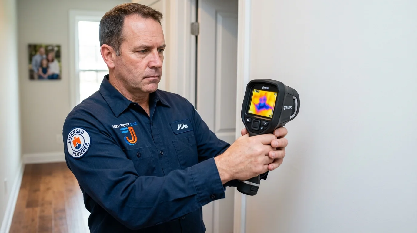 Thermal imaging leak detection by Johns Plumbing LLC in Loves Park